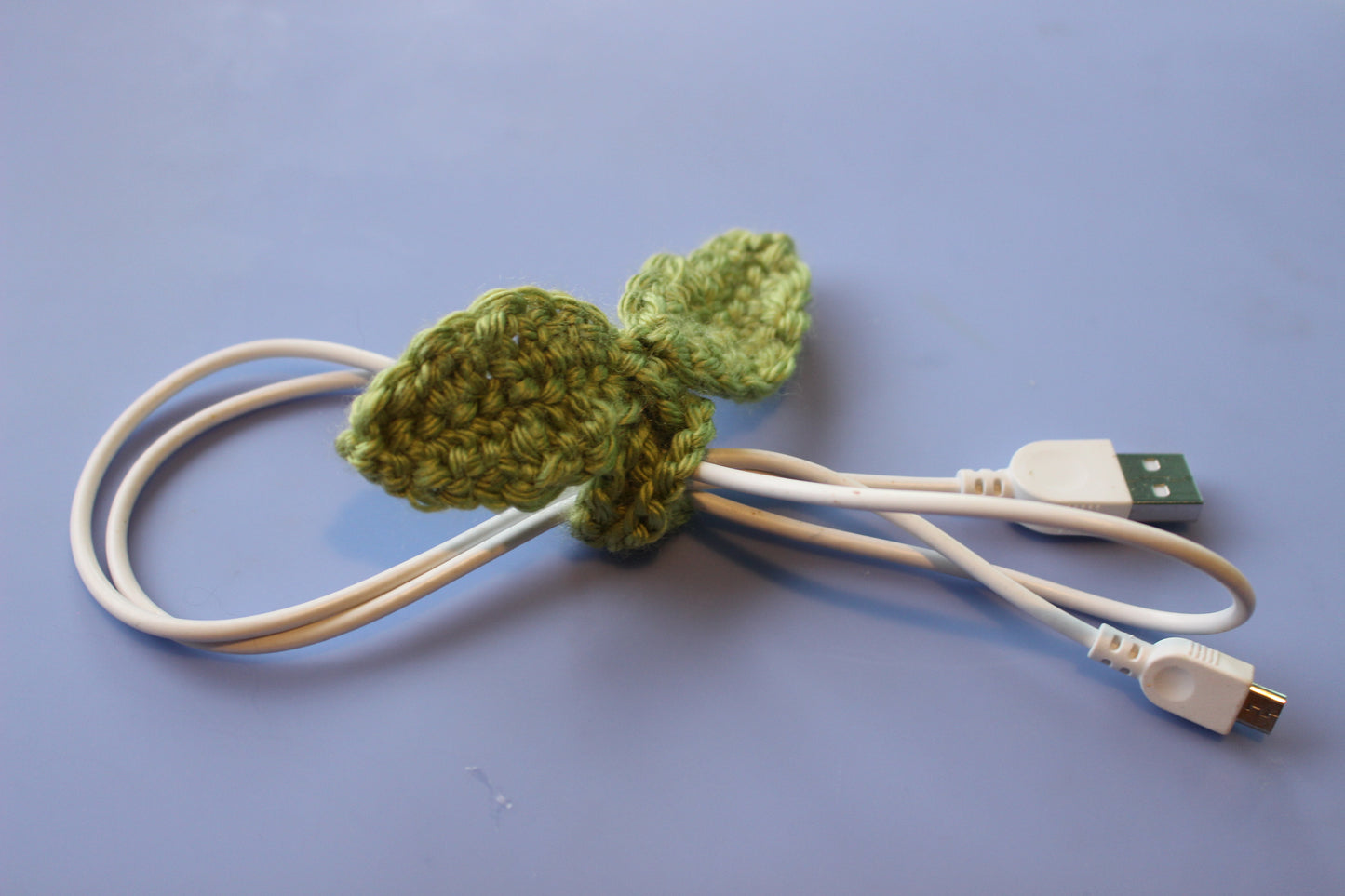 Crochet Leaf Sprout Bookmark and Accessory